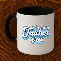 In My Teacher Era Retro Style Coffee Mug thumb 2