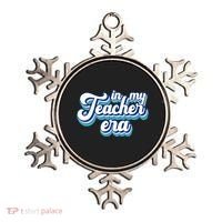 In My Teacher Era Retro Style Ornament thumb 0