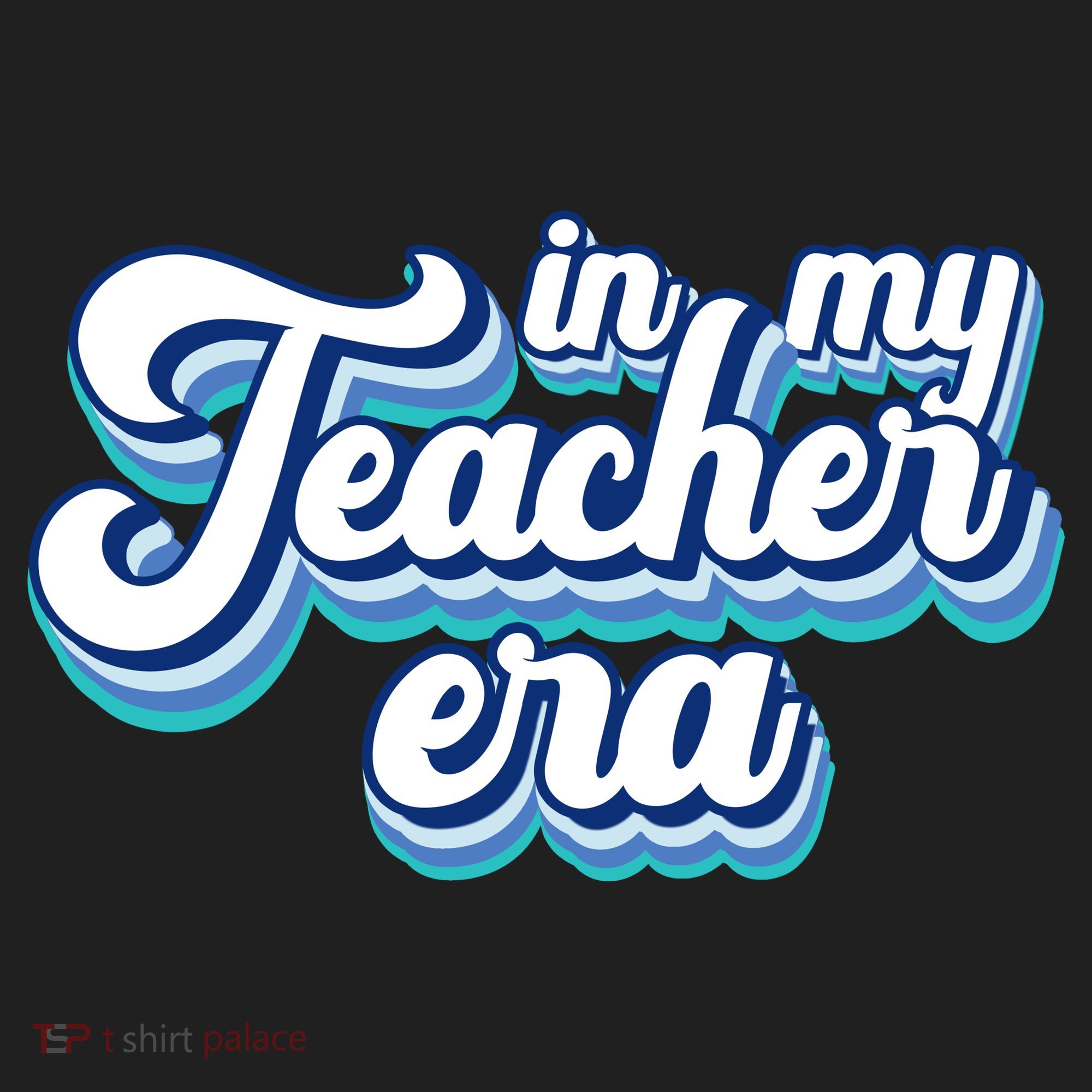 In My Teacher Era Retro Style Plastic Christmas Ball Ornament