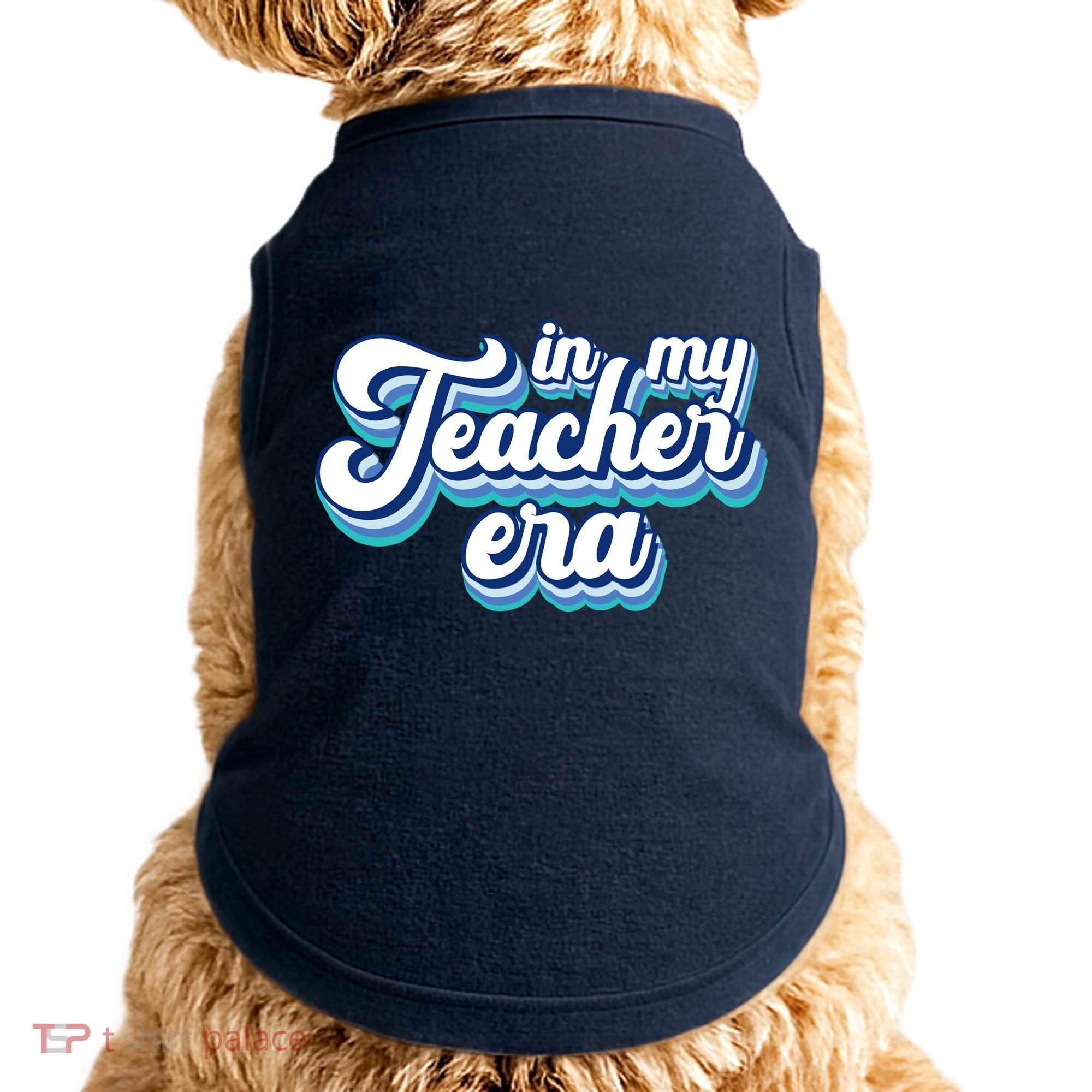 In My Teacher Era Retro Style Doggie Tank