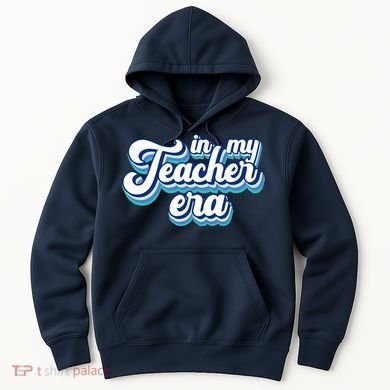 In My Teacher Era Retro Style Hoodie