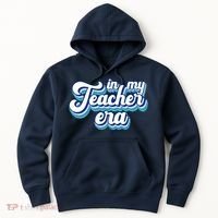 In My Teacher Era Retro Style Hoodie thumb 0