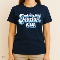 In My Teacher Era Retro Style T-Shirt thumb 4