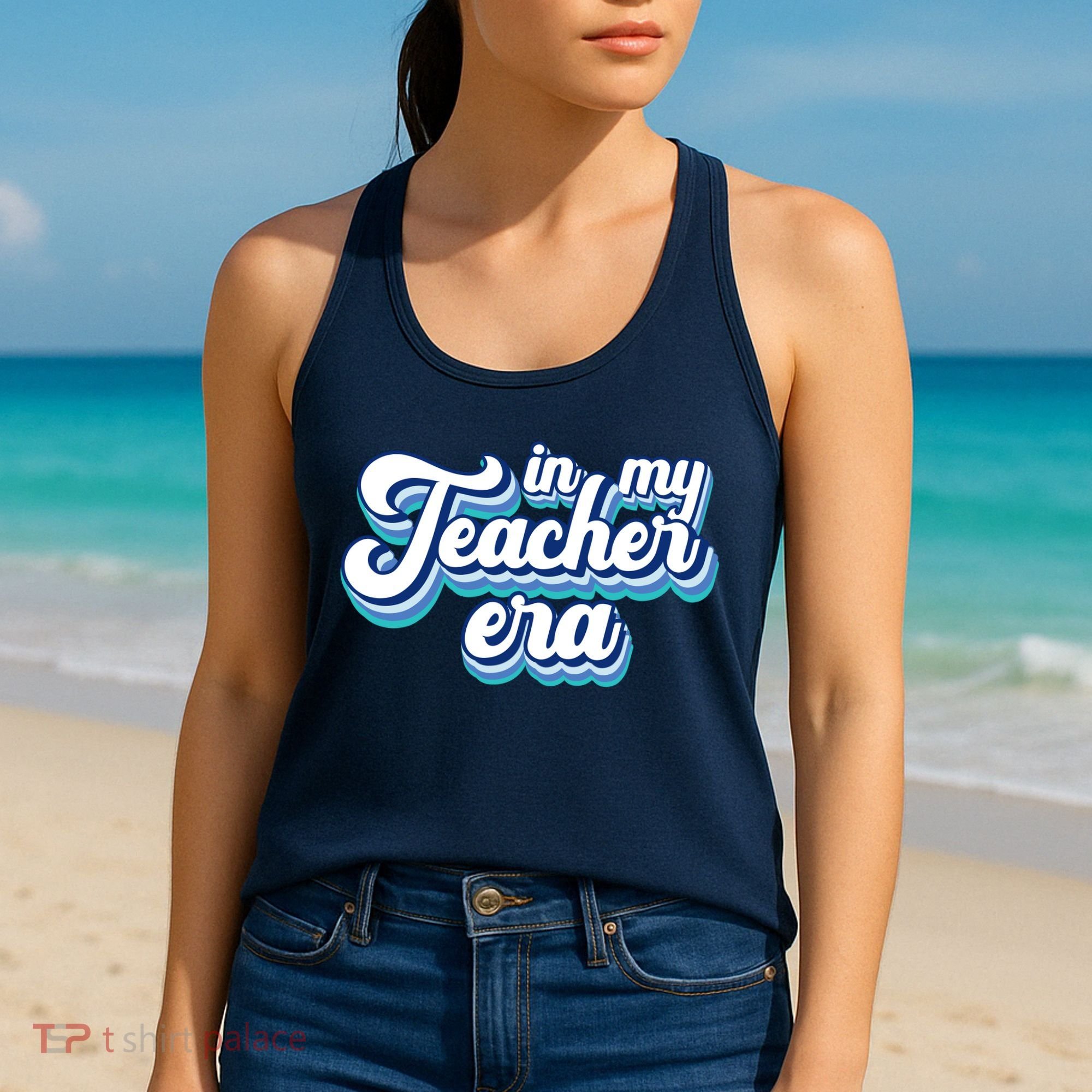 In My Teacher Era Retro Style Women's Tank Top