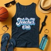 In My Teacher Era Retro Style Tank Top thumb 4