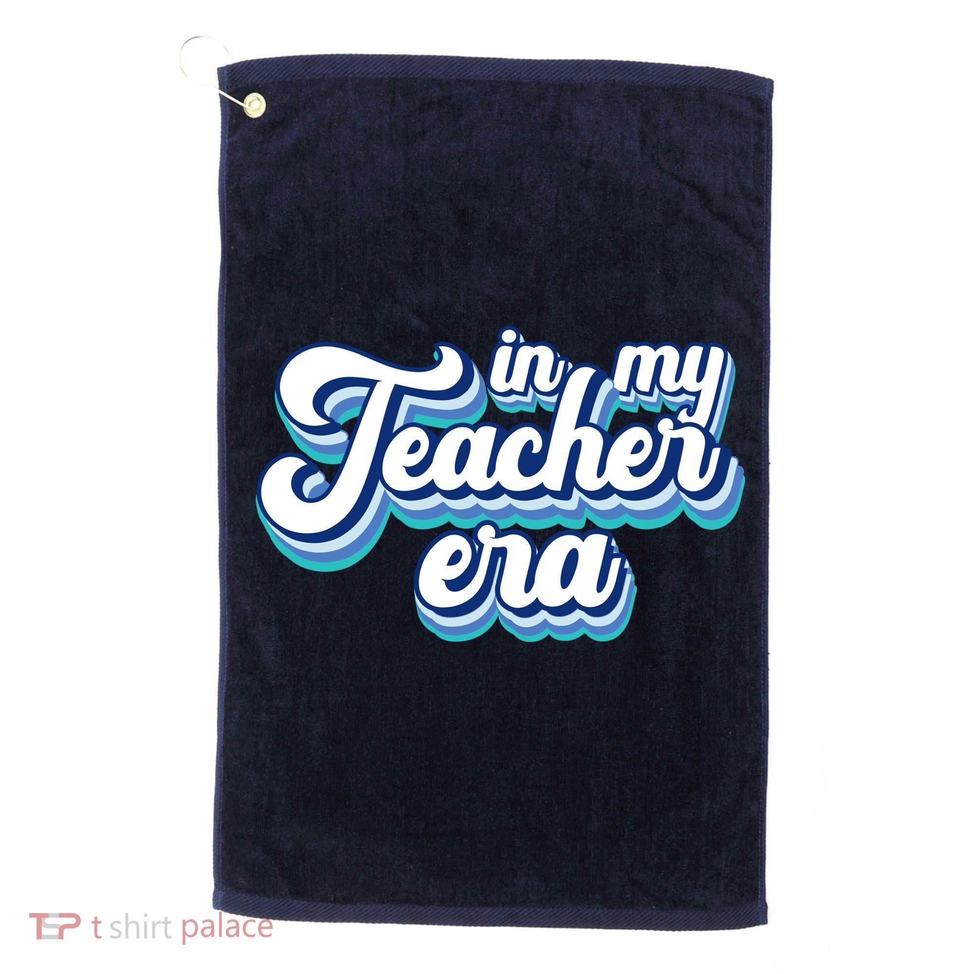 In My Teacher Era Retro Style Golf Towel