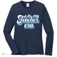 In My Teacher Era Retro Style Women's Long Sleeve Shirt thumb 0