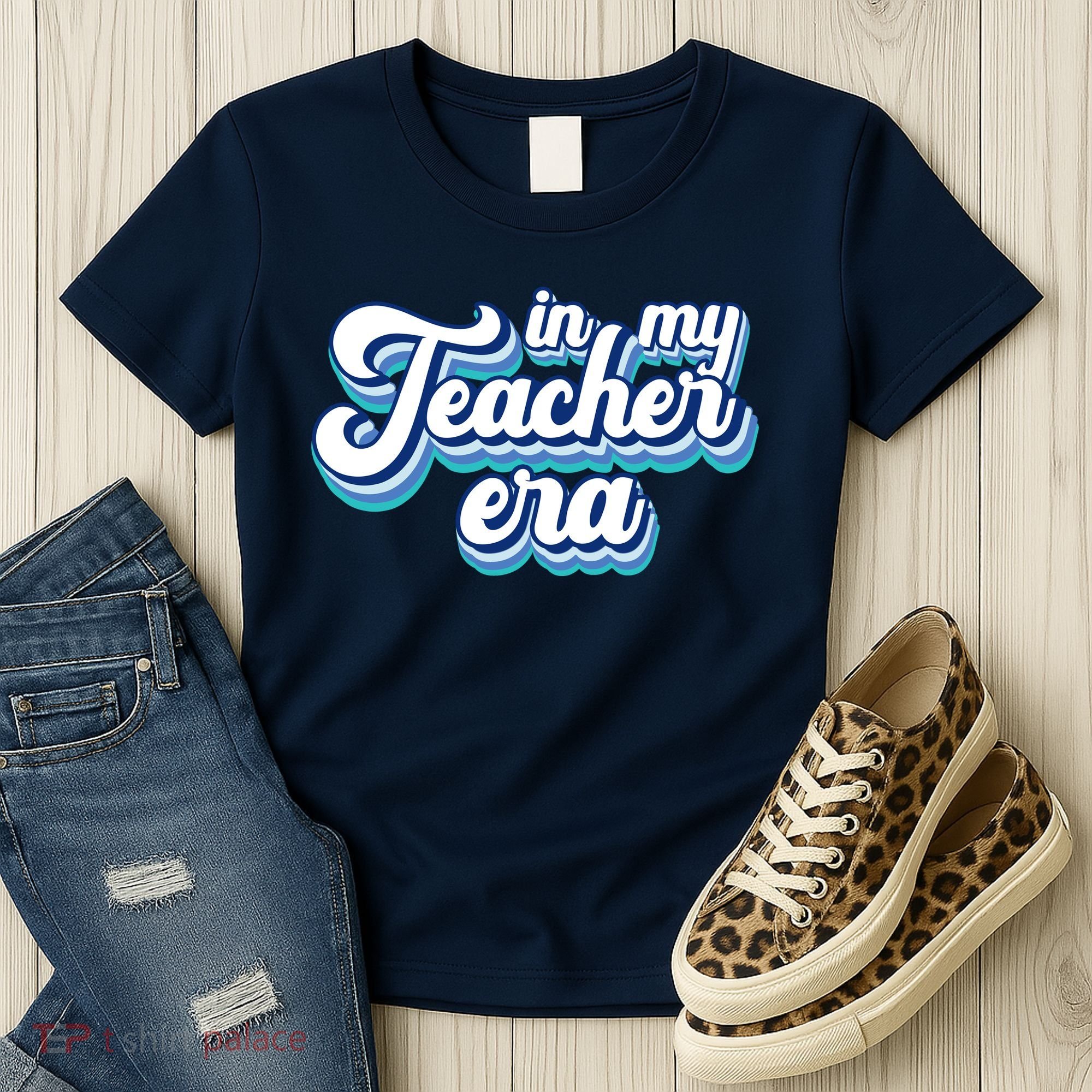 In My Teacher Era Retro Style Women's T-Shirt