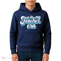 In My Teacher Era Retro Style Kids Hoodie thumb 4