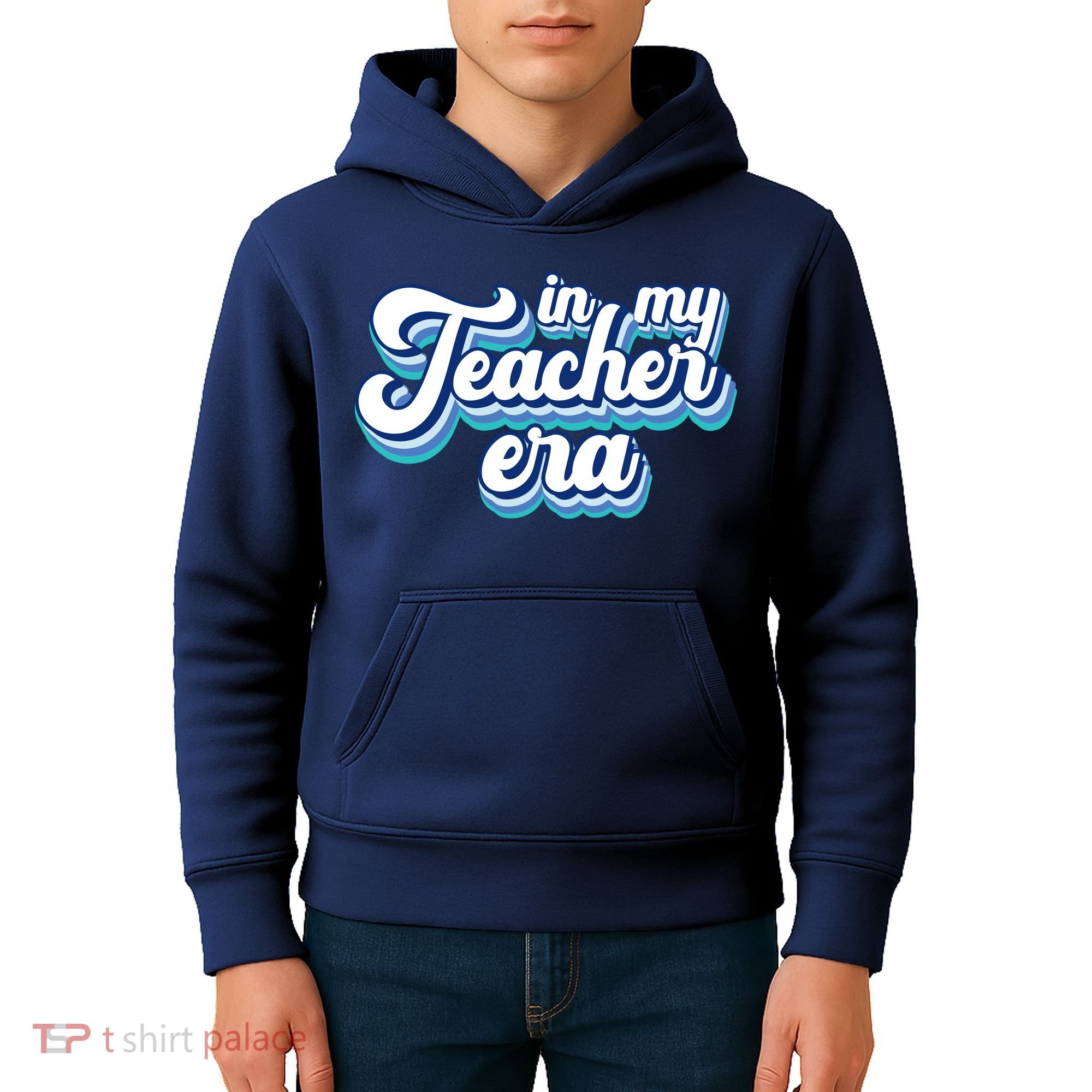 In My Teacher Era Retro Style Kids Hoodie