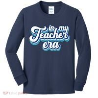 In My Teacher Era Retro Style Kids Long Sleeve Shirt thumb 0