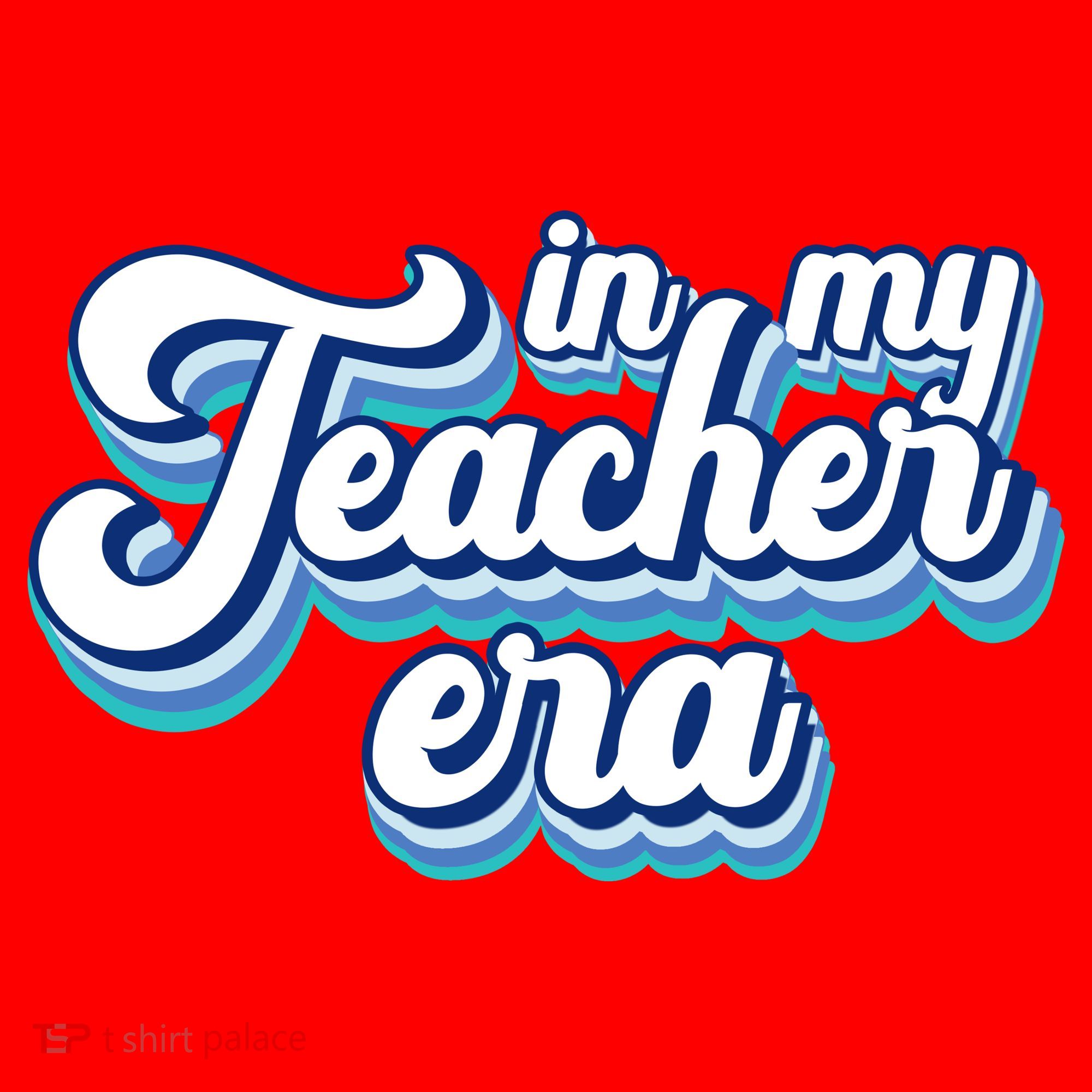 In My Teacher Era Retro Style Santa Hat