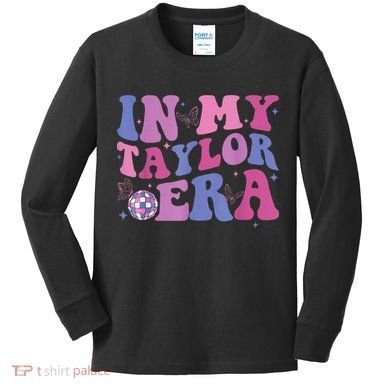 In My Tay Tay Era  Kids Long Sleeve Shirt