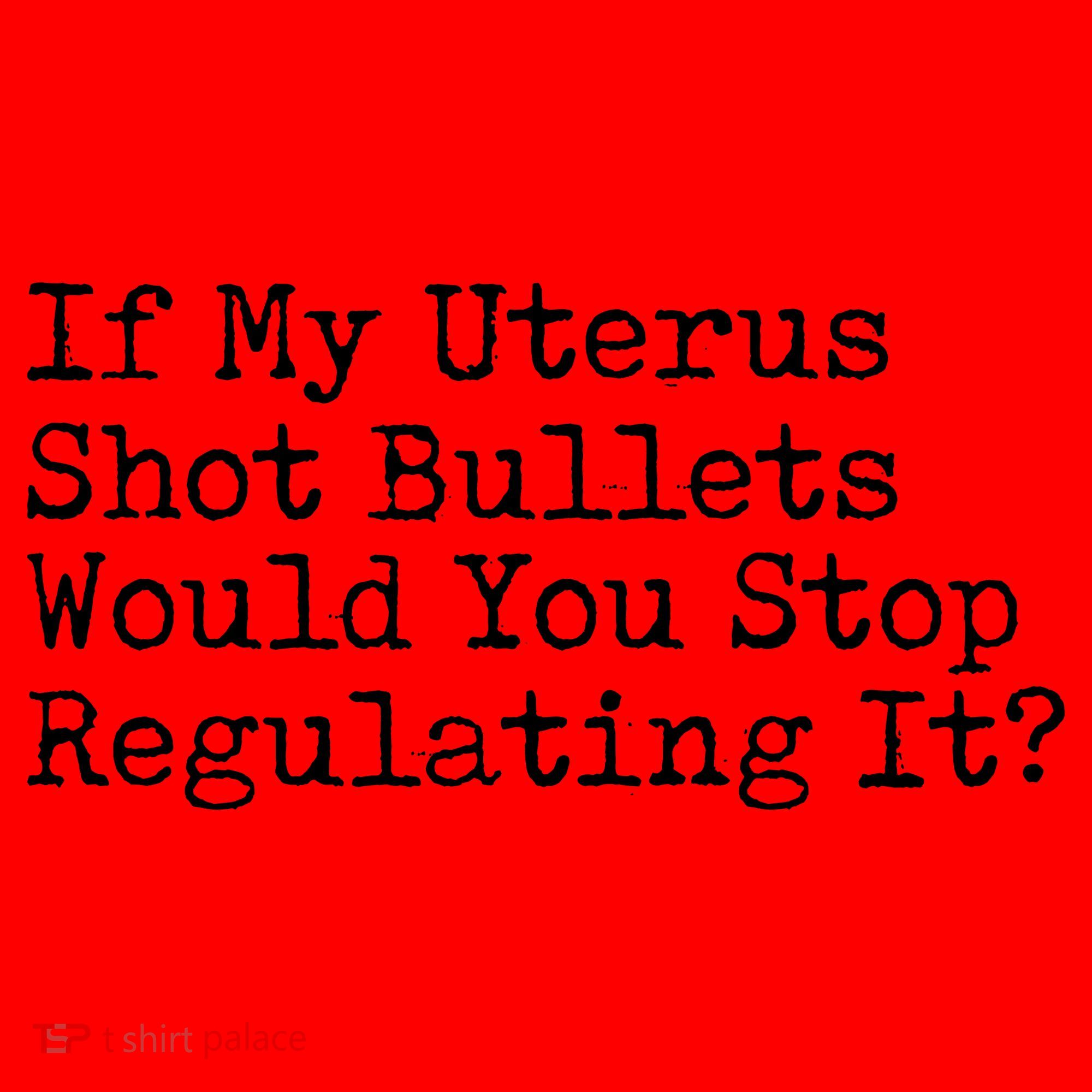If My Uterus Shot Bullets Would You Stop Regulating It Feminist Santa Hat