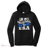 In My Volleyball Mom Era Funny Player Volleyball Mom Groovy Great Gift Women's Hoodie thumb 0