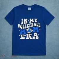 In My Volleyball Mom Era Funny Player Volleyball Mom Groovy Great Gift T-Shirt thumb 5