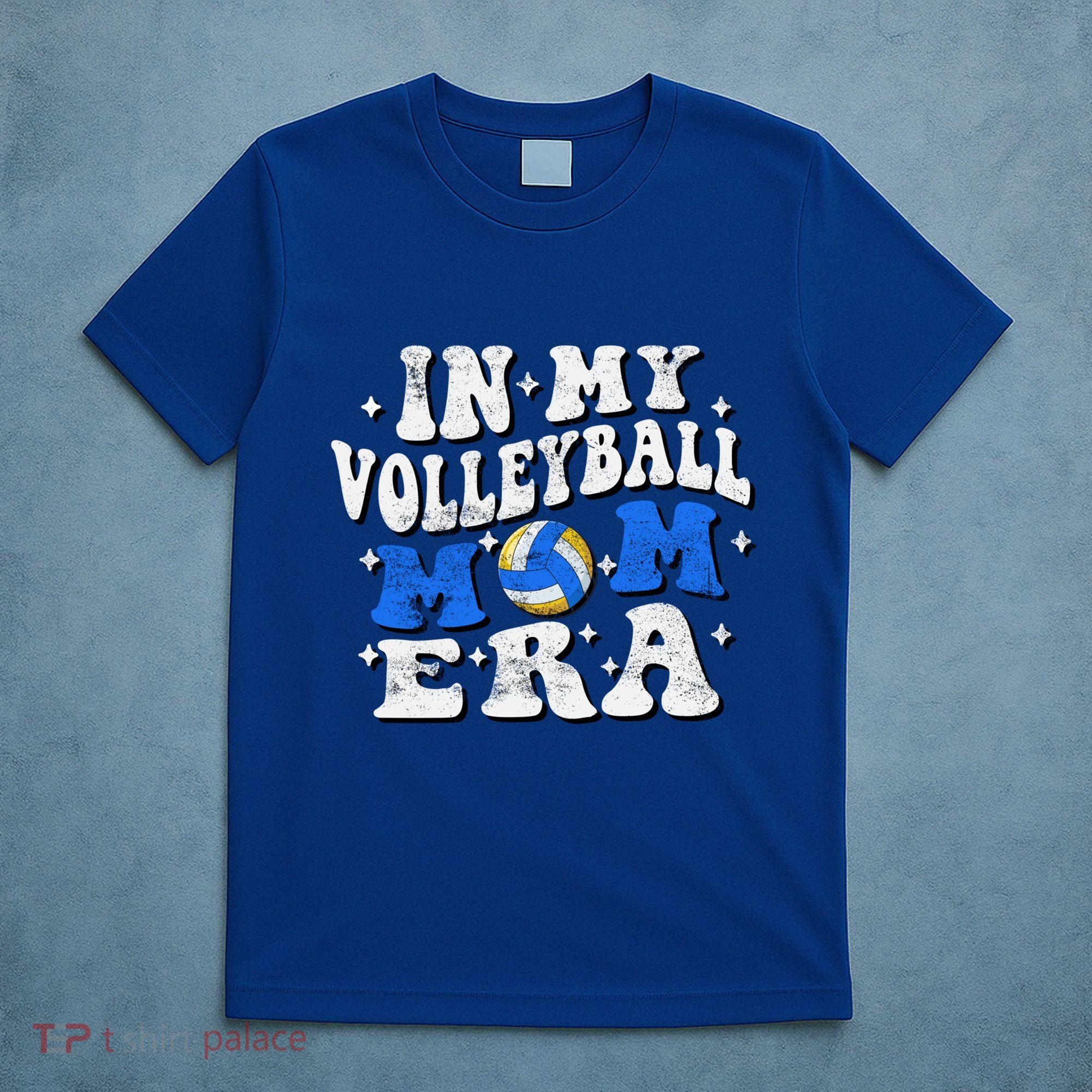 In My Volleyball Mom Era Funny Player Volleyball Mom Groovy Great Gift T-Shirt