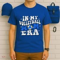 In My Volleyball Mom Era Funny Player Volleyball Mom Groovy Great Gift T-Shirt thumb 6