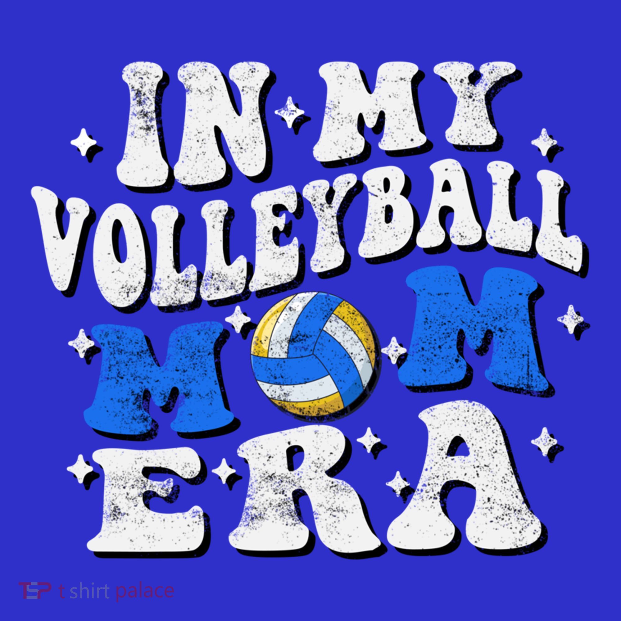 In My Volleyball Mom Era Funny Player Volleyball Mom Groovy Great Gift Women's Tank Top