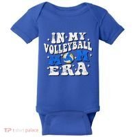 In My Volleyball Mom Era Funny Player Volleyball Mom Groovy Great Gift Baby Bodysuit thumb 0