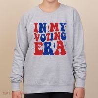 In My Voting Era Retro Election Women's Sweatshirt thumb 0