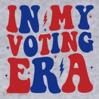 In My Voting Era Retro Election Women's Sweatshirt thumb 2