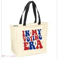 In My Voting Era Retro Election Tote Bag thumb 2
