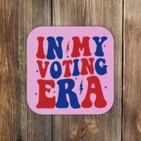 In My Voting Era Retro Election Coaster thumb 0
