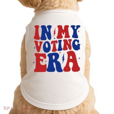 In My Voting Era Retro Election Doggie Tank