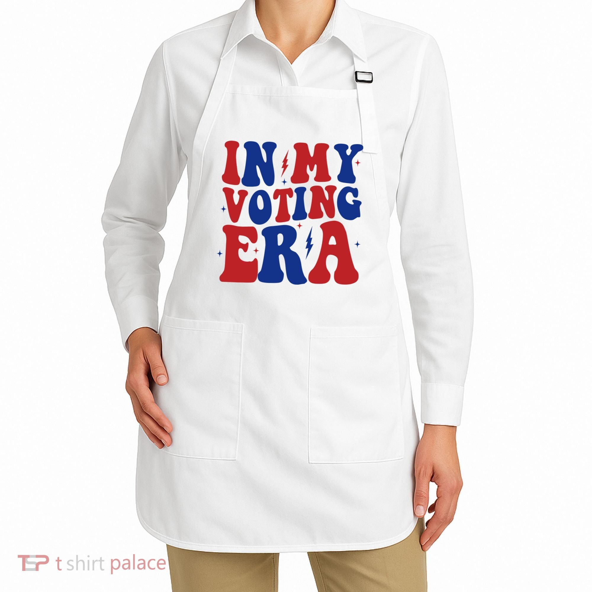 In My Voting Era Retro Election Apron