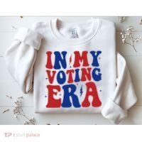 In My Voting Era Retro Election Sweatshirt thumb 2