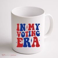 In My Voting Era Retro Election Coffee Mug thumb 1