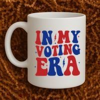 In My Voting Era Retro Election Coffee Mug thumb 2