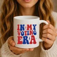 In My Voting Era Retro Election Coffee Mug thumb 3