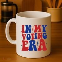 In My Voting Era Retro Election Coffee Mug thumb 4