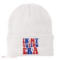 In My Voting Era Retro Election Beanie thumb 0