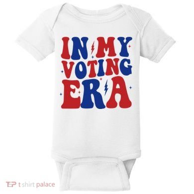 In My Voting Era Retro Election Baby Bodysuit