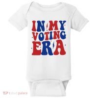 In My Voting Era Retro Election Baby Bodysuit thumb 0