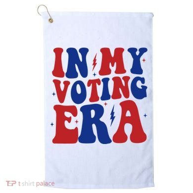 In My Voting Era Retro Election Golf Towel