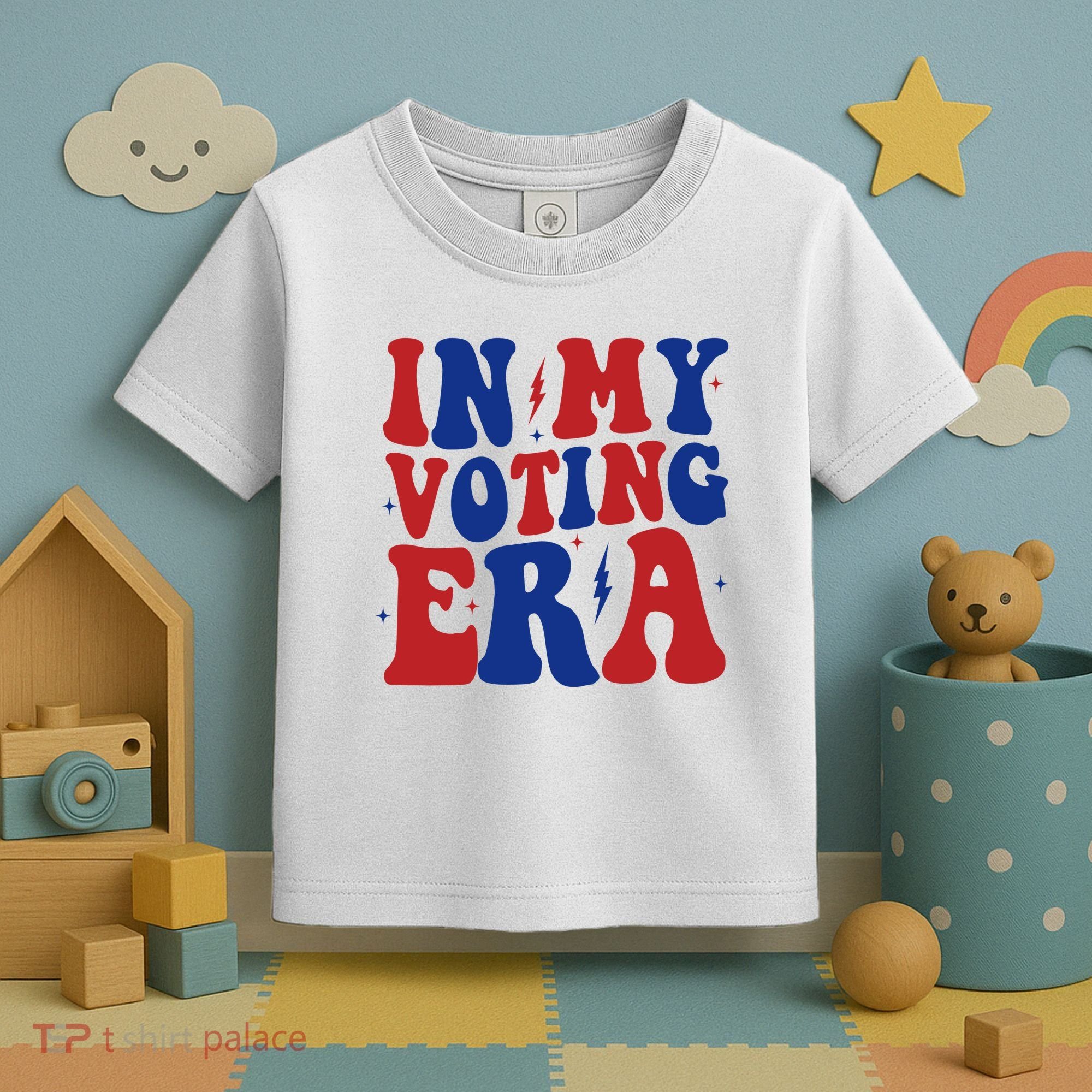 In My Voting Era Retro Election Toddler T-Shirt