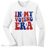 In My Voting Era Retro Election Women's Long Sleeve Shirt thumb 0
