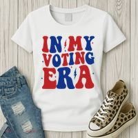 In My Voting Era Retro Election Women's T-Shirt thumb 3