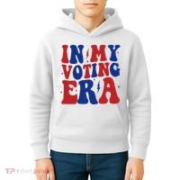 In My Voting Era Retro Election Kids Hoodie thumb 4