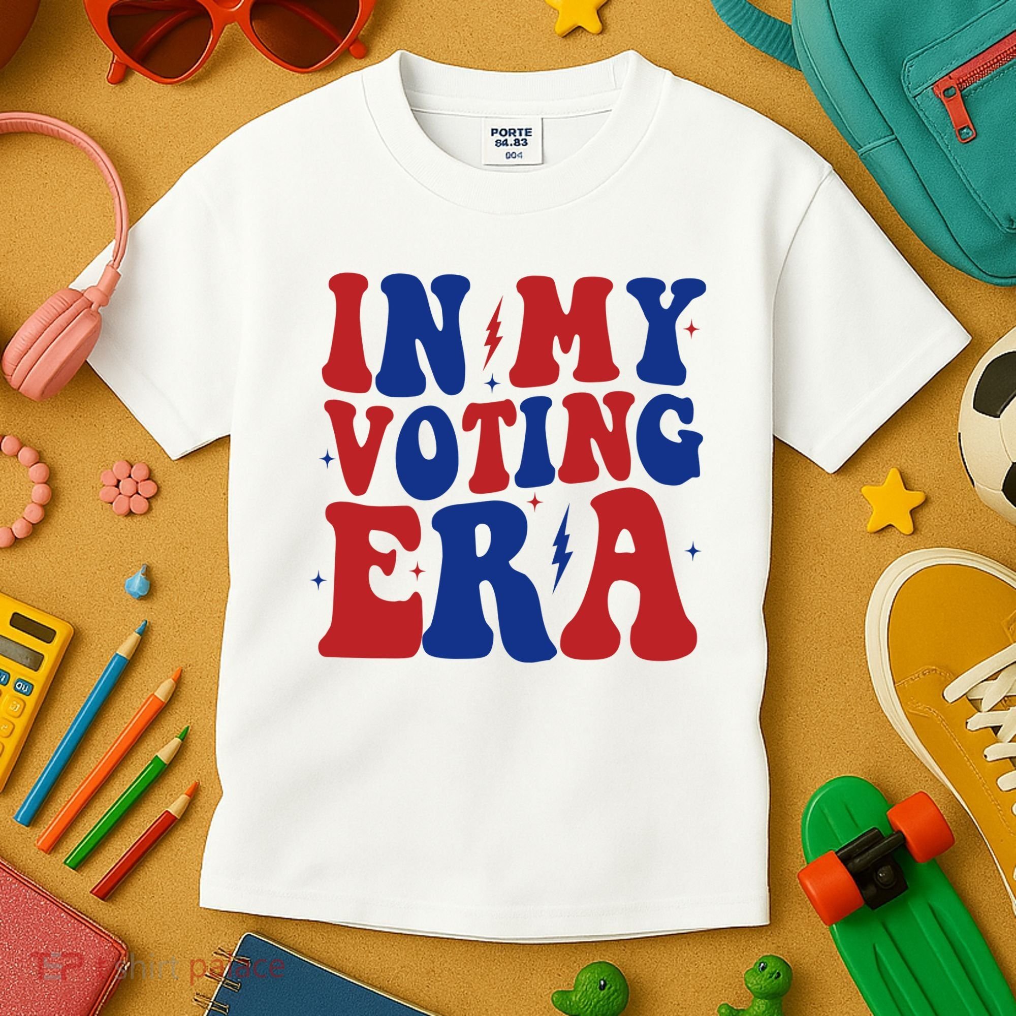 In My Voting Era Retro Election Kids T-Shirt