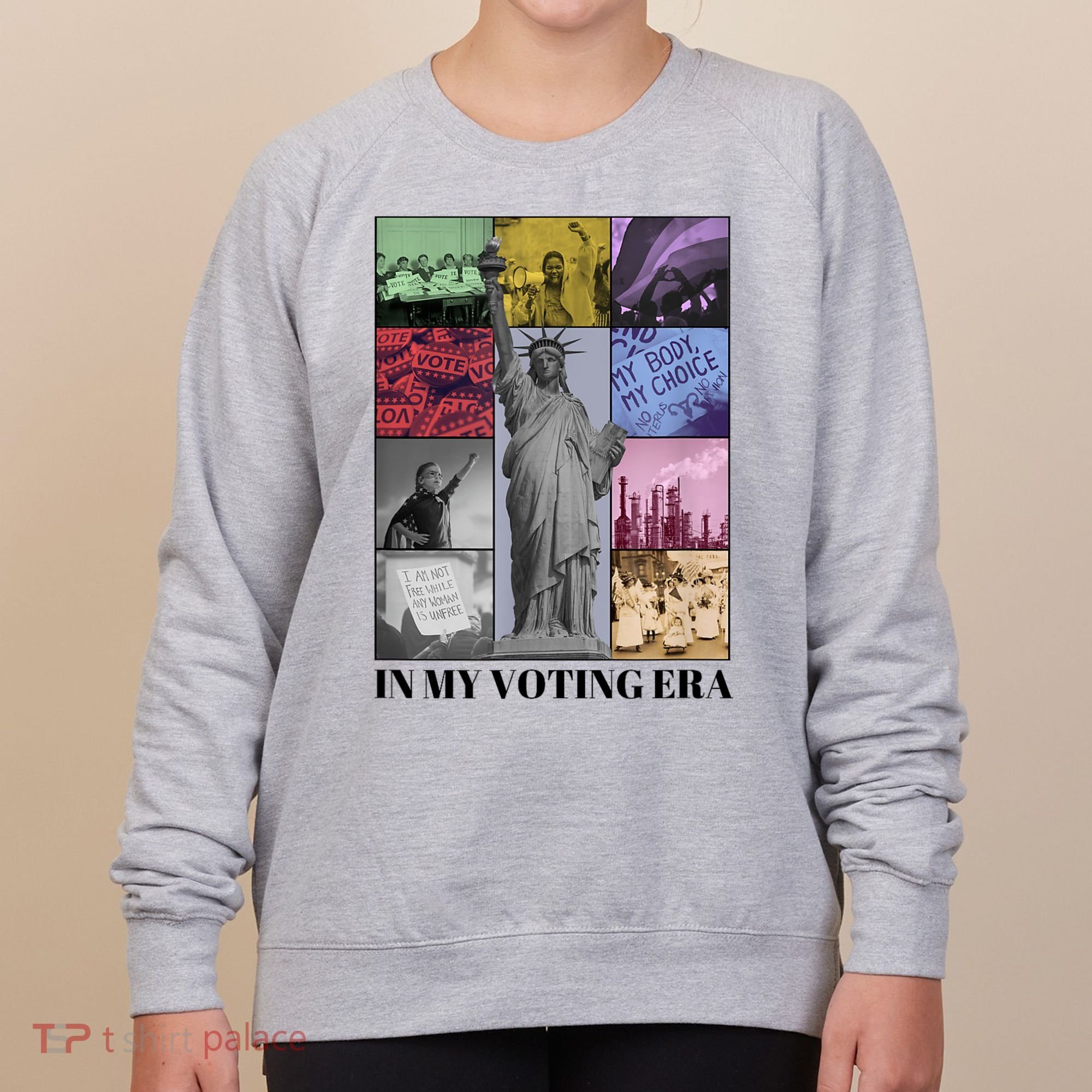 In My Voting Era Presidential Election 2024 Harris Walz Women's Sweatshirt