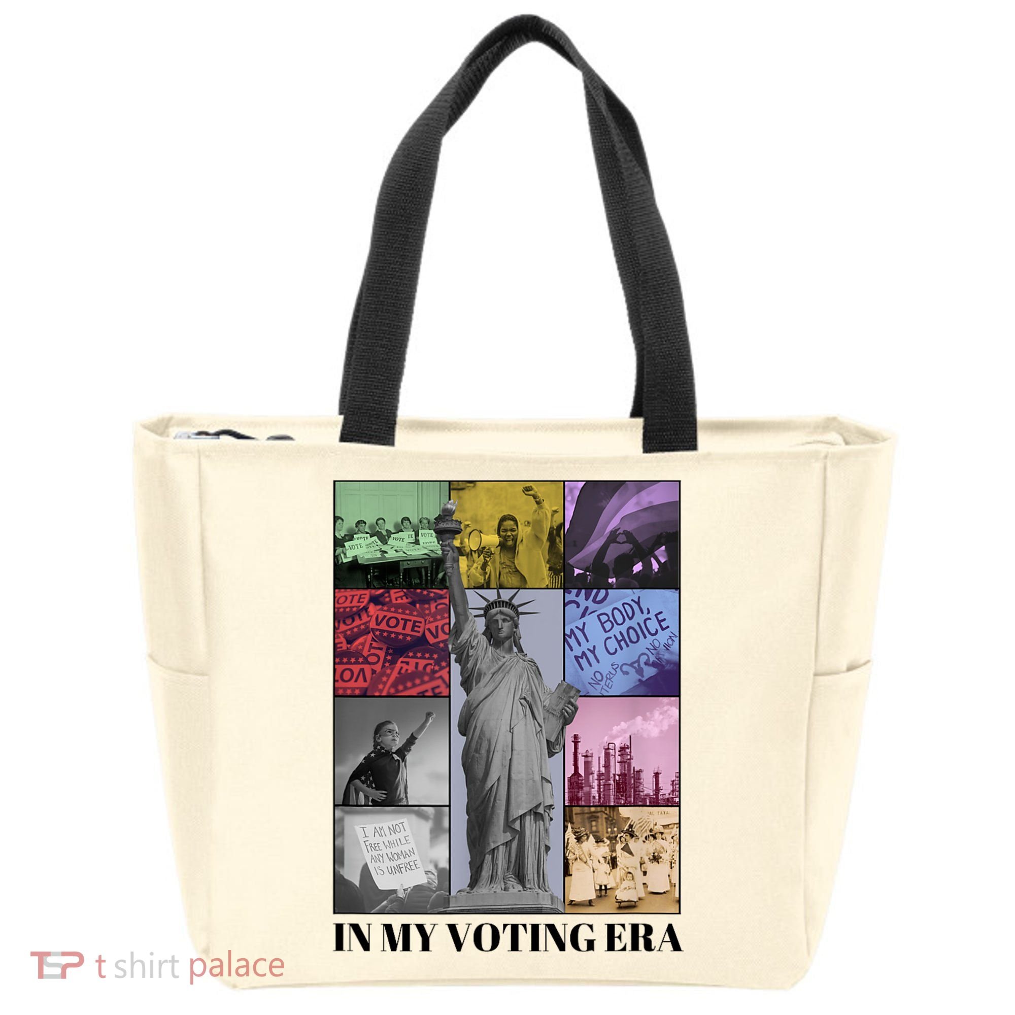 In My Voting Era Presidential Election 2024 Harris Walz Tote Bag