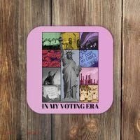 In My Voting Era Presidential Election 2024 Harris Walz Coaster thumb 0