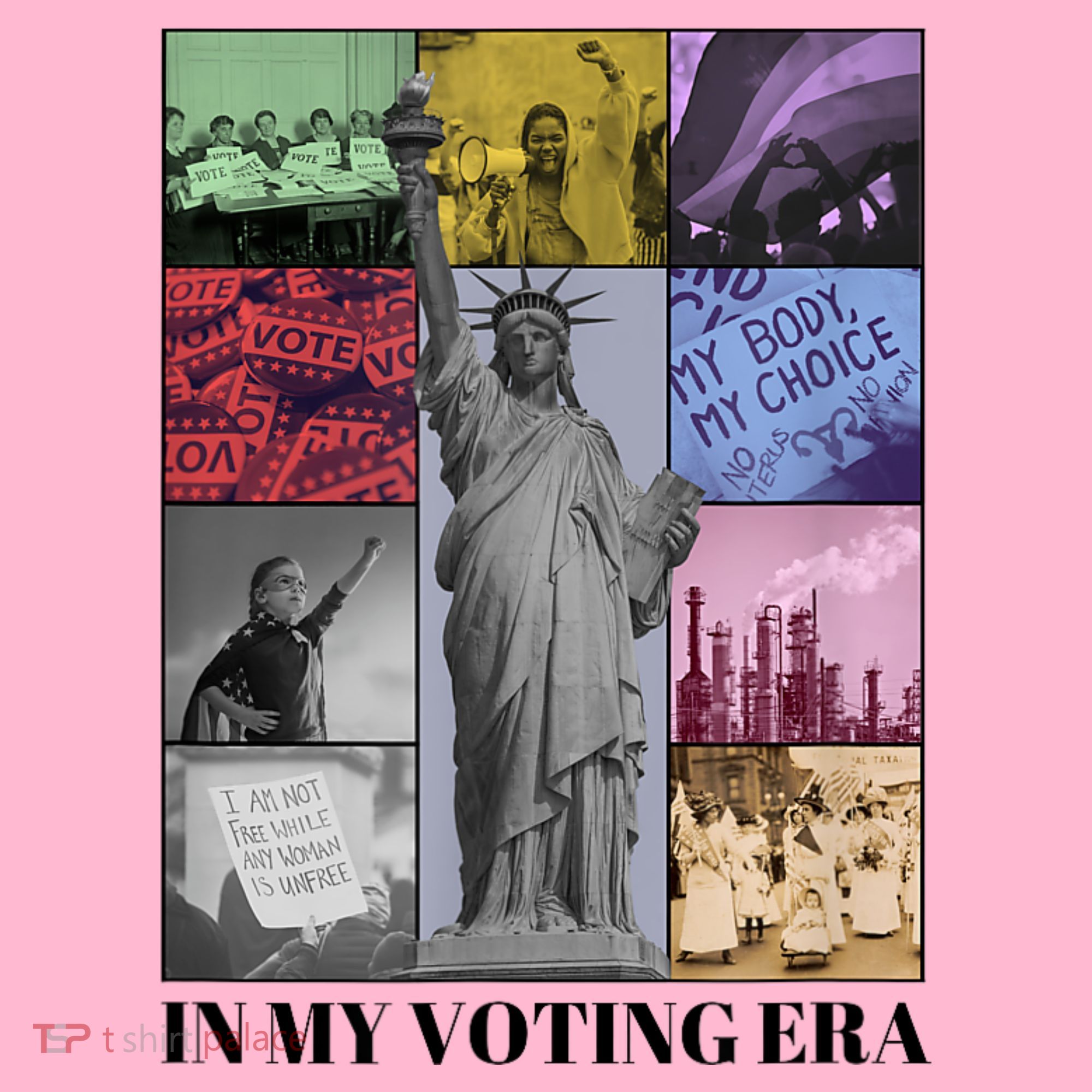 In My Voting Era Presidential Election 2024 Harris Walz Coaster