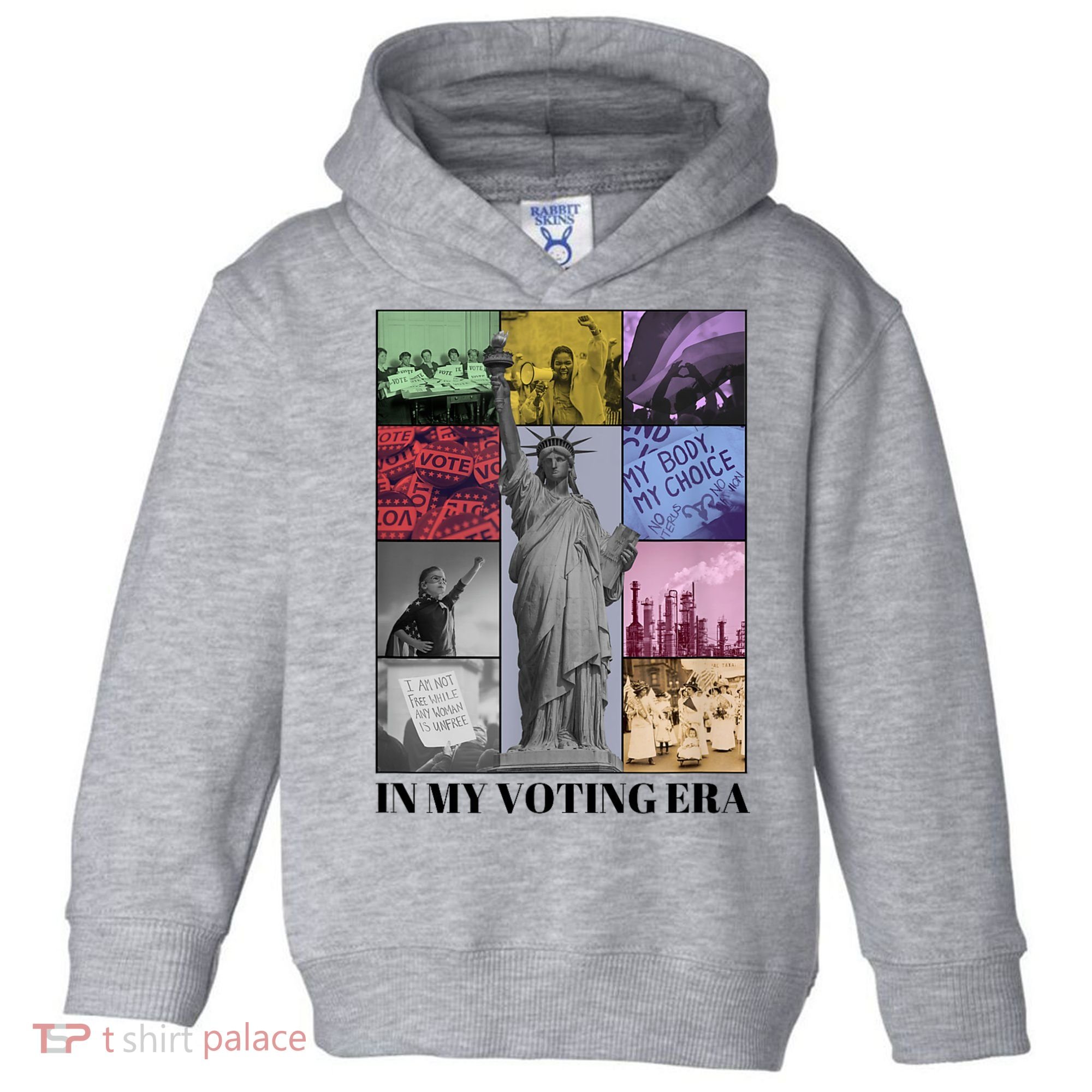 In My Voting Era Presidential Election 2024 Harris Walz Toddler Hoodie