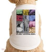 In My Voting Era Presidential Election 2024 Harris Walz Doggie Tank thumb 0